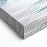 Modern Landscape Wall Decor - Serene Water and Translucent Forms Art