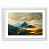 Artistic Landscape Designs - Enchanted Mountain Abstract Wall Art