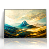 Artistic Landscape Designs - Enchanted Mountain Abstract Wall Art