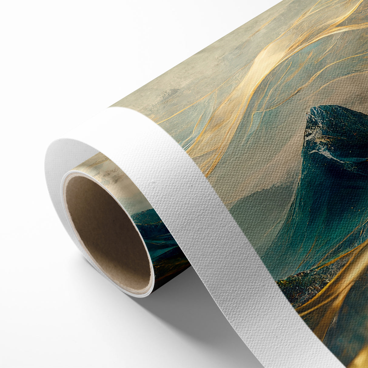 Artistic Landscape Designs - Enchanted Mountain Abstract Wall Art