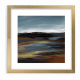 Modern Landscape Abstract Art - Earthy Horizon Wall Decor
