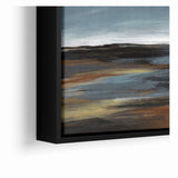 Modern Landscape Abstract Art - Earthy Horizon Wall Decor