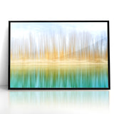 Colorful Abstract Landscapes - Tranquil Reflection Abstract Wall Art