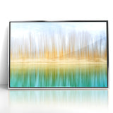 Colorful Abstract Landscapes - Tranquil Reflection Abstract Wall Art