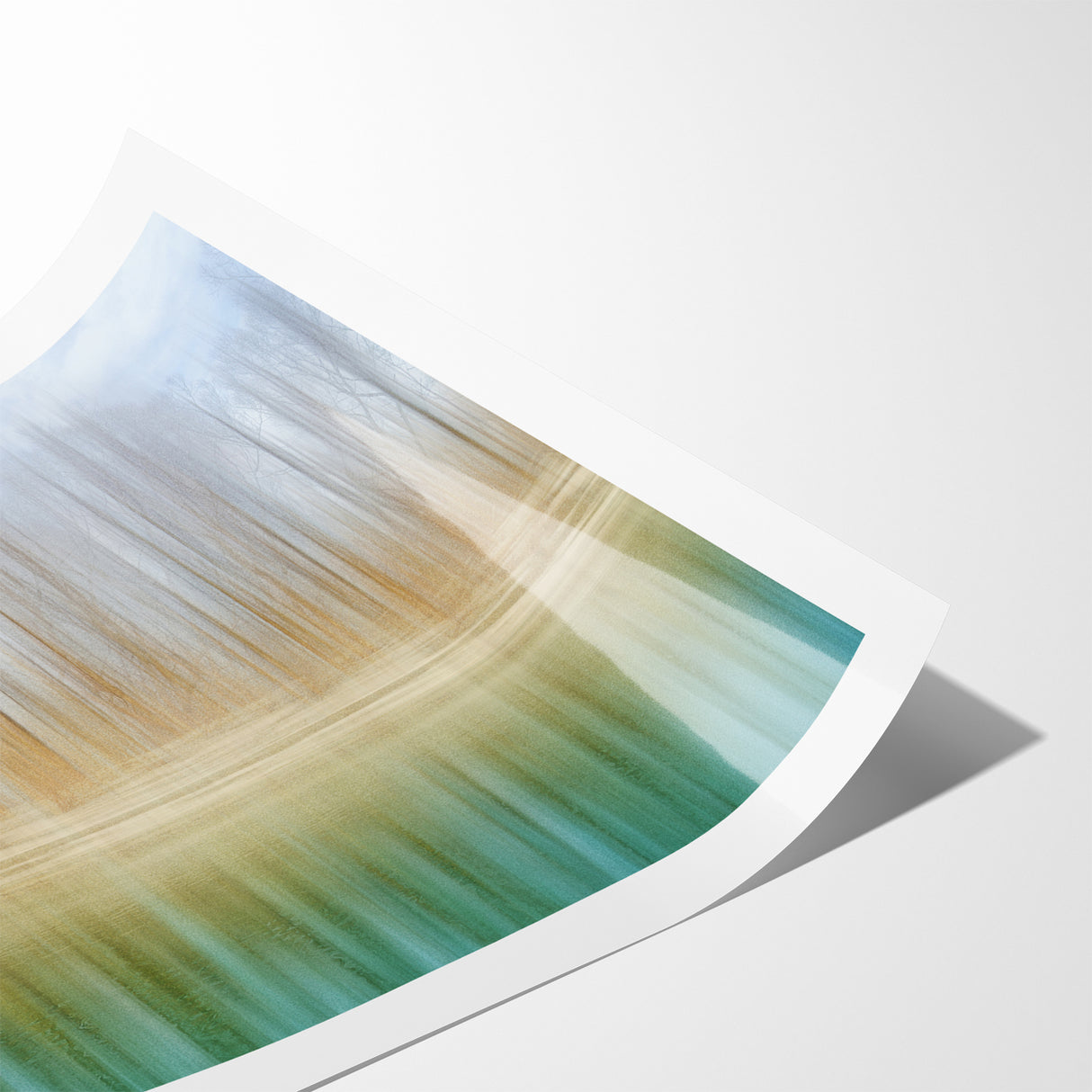Colorful Abstract Landscapes - Tranquil Reflection Abstract Wall Art