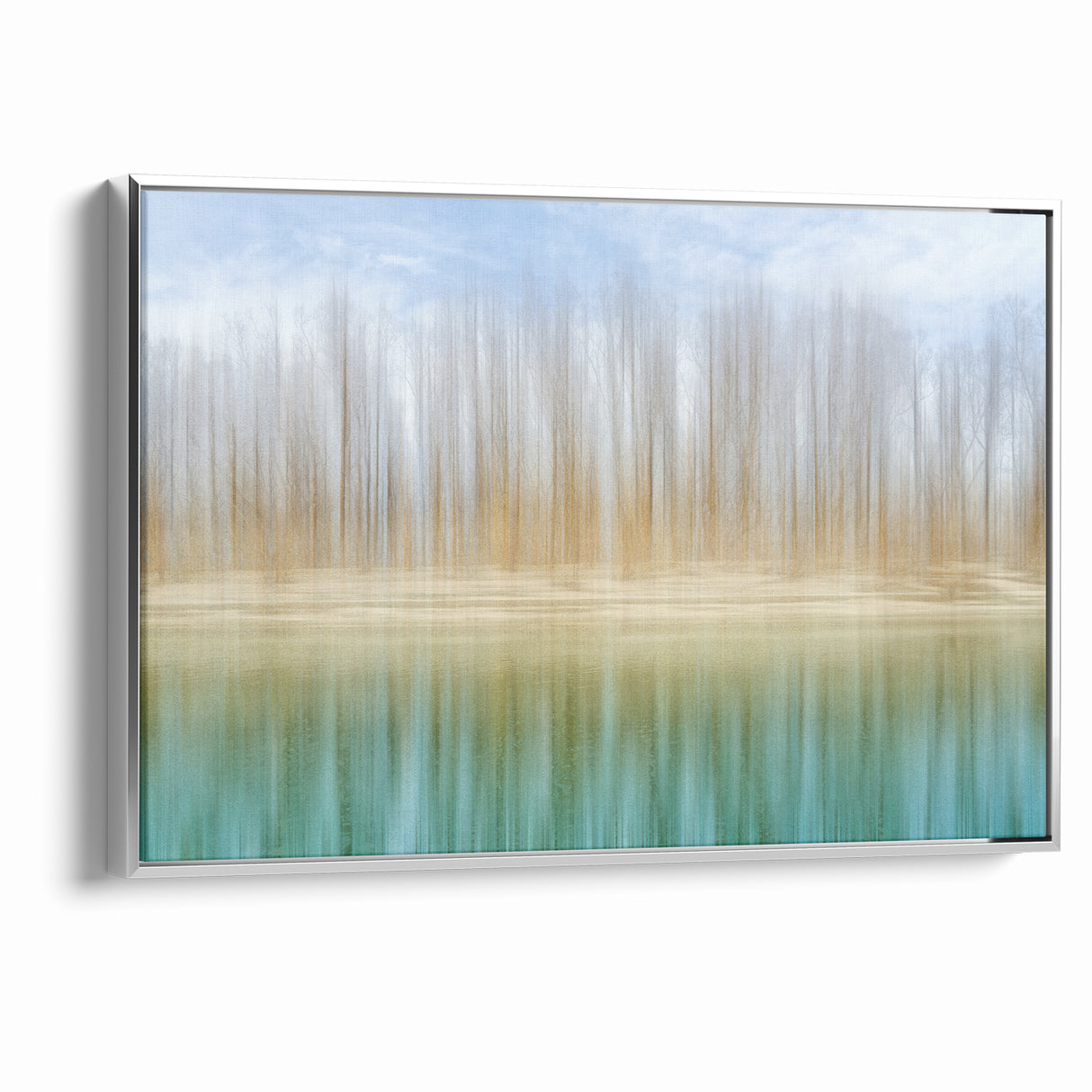 Colorful Abstract Landscapes - Tranquil Reflection Abstract Wall Art