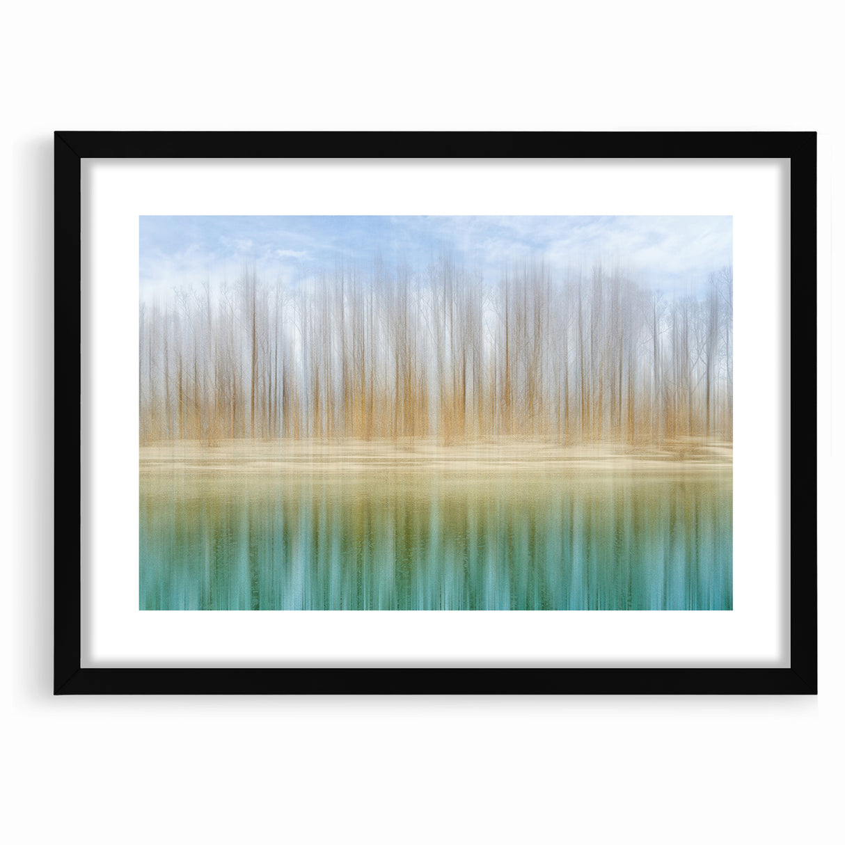 Colorful Abstract Landscapes - Tranquil Reflection Abstract Wall Art