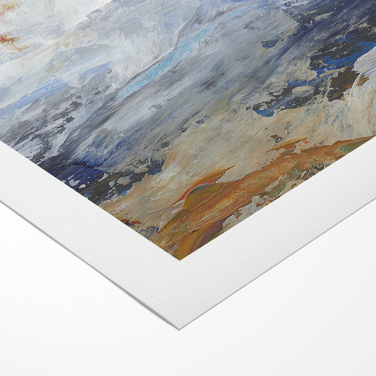 Abstract Nature Prints - Dynamic Textured Seascape Wall Art