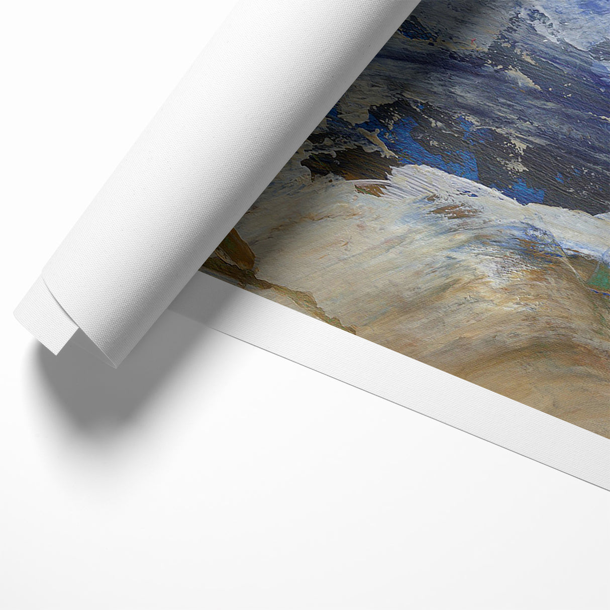 Abstract Nature Prints - Dynamic Textured Seascape Wall Art