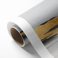Modern Landscape Abstract - Golden Mountain on Soft Horizon Wall Art