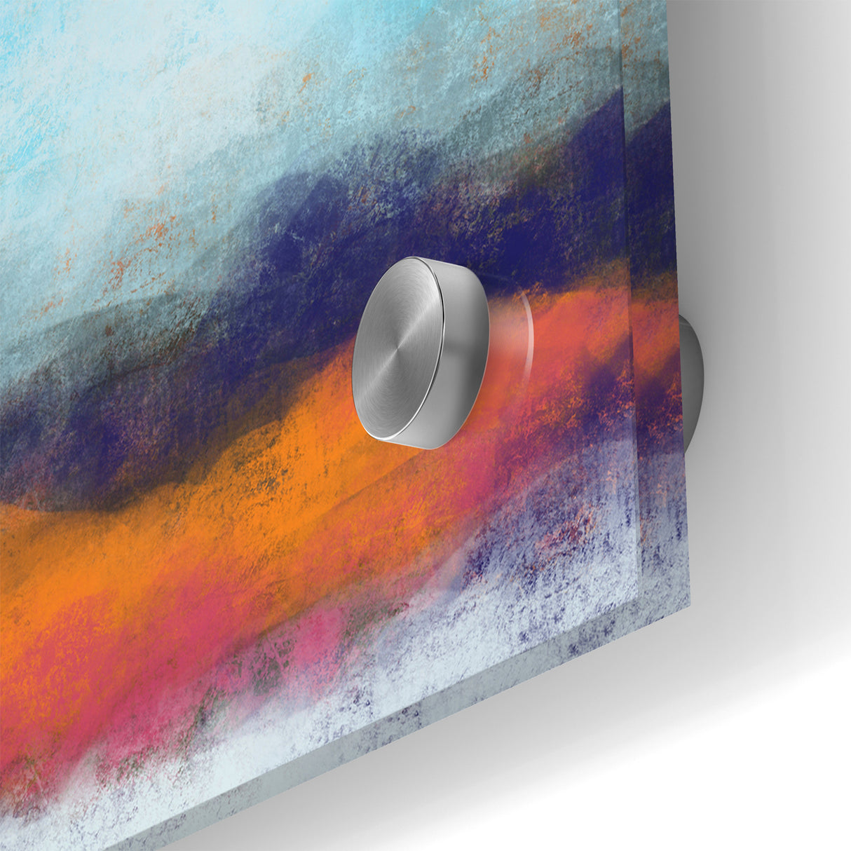 Colorful Abstract Landscapes - Vibrant Mountain Vista Wall Art