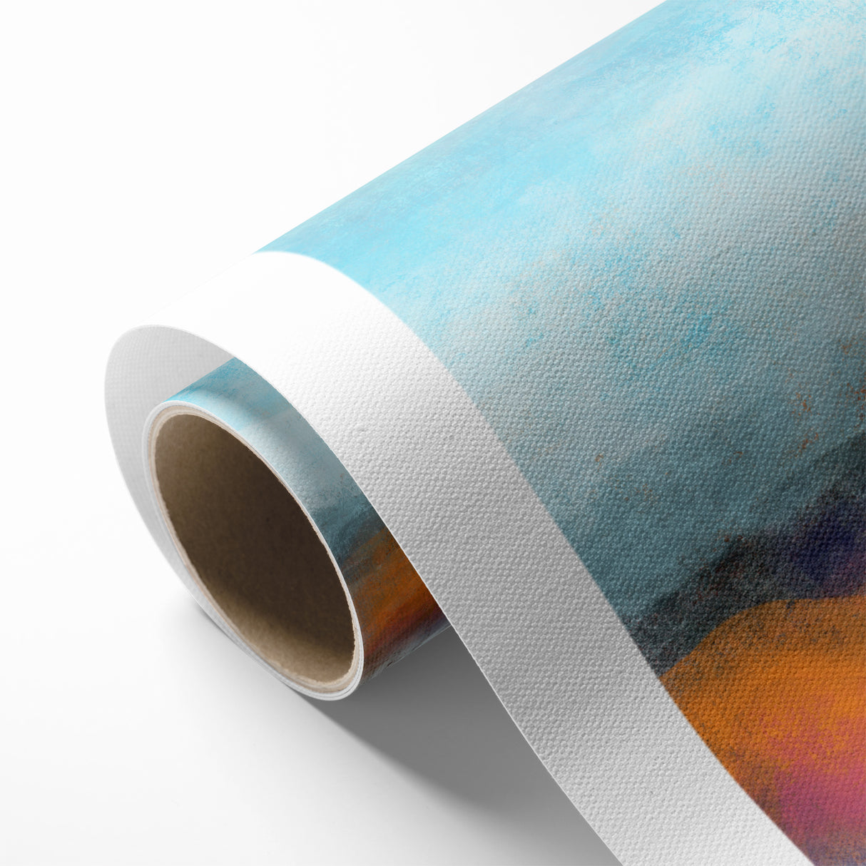 Colorful Abstract Landscapes - Vibrant Mountain Vista Wall Art
