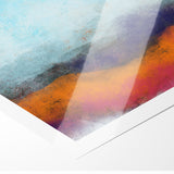 Colorful Abstract Landscapes - Vibrant Mountain Vista Wall Art
