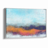 Colorful Abstract Landscapes - Vibrant Mountain Vista Wall Art