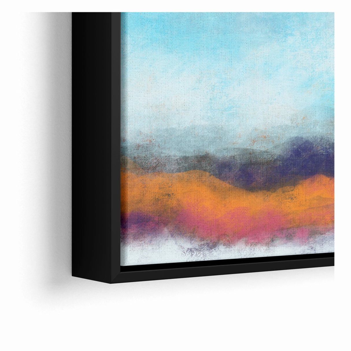 Colorful Abstract Landscapes - Vibrant Mountain Vista Wall Art
