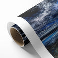 Abstract Landscape Art - Dramatic Sky and Shimmering Reflections Wall Art