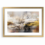 Modern Abstract Line and Strokes Art on Canvas