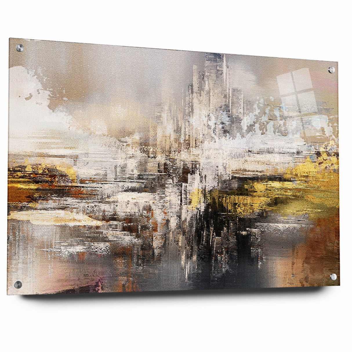 Modern Abstract Line and Strokes Art on Canvas