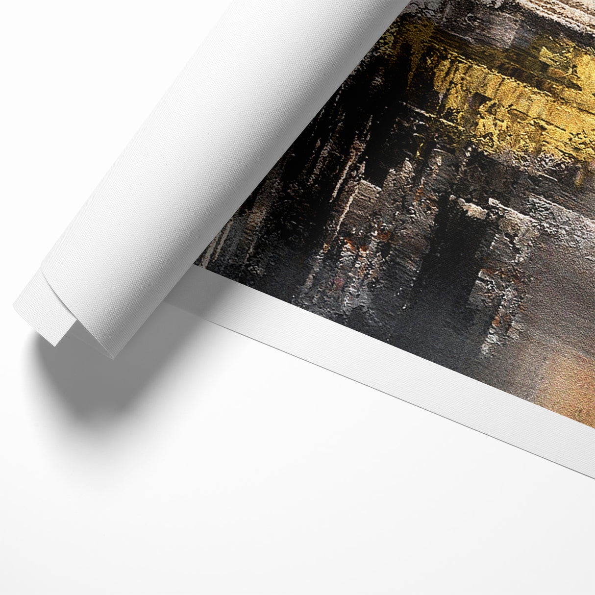 Modern Abstract Line and Strokes Art on Canvas