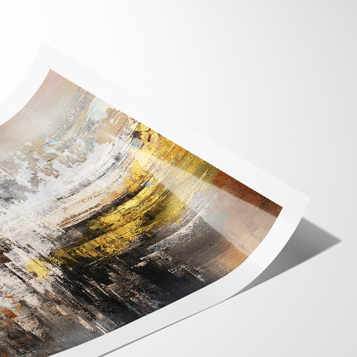 Modern Abstract Line and Strokes Art on Canvas