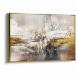 Modern Abstract Line and Strokes Art on Canvas