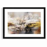 Modern Abstract Line and Strokes Art on Canvas