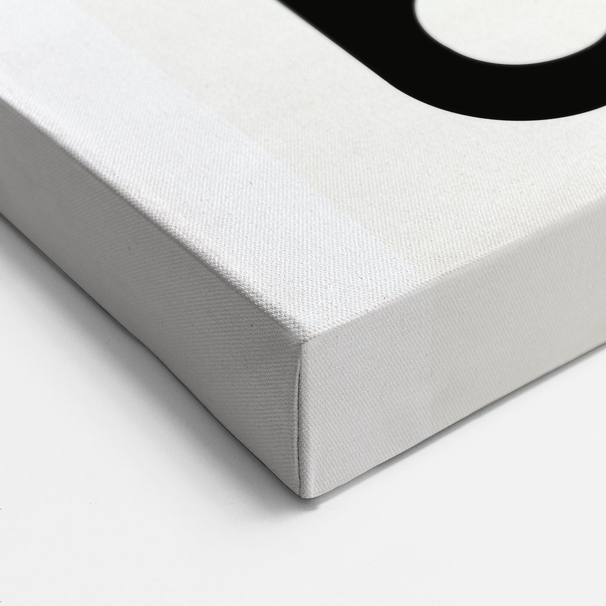 Minimalist Black and White Abstract Art | Modern Monochrome Canvas
