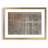 Modern Geometric Line Art with Abstract Strokes Canvas