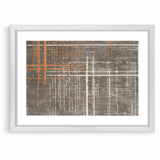 Modern Geometric Line Art with Abstract Strokes Canvas