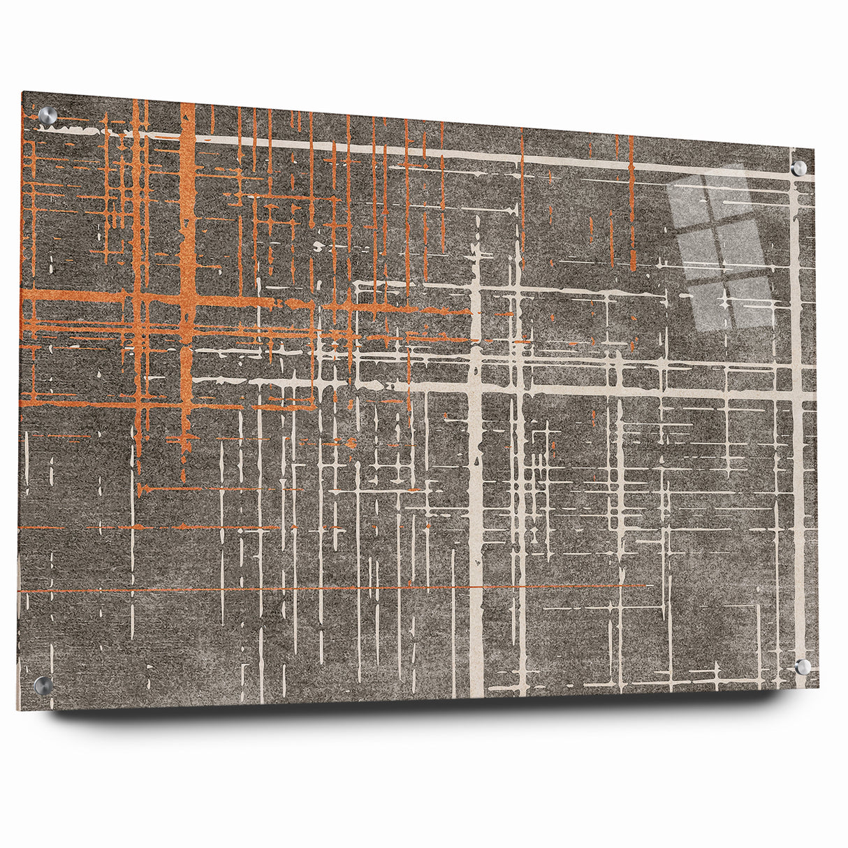 Modern Geometric Line Art with Abstract Strokes Canvas