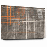 Modern Geometric Line Art with Abstract Strokes Canvas