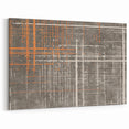 Modern Geometric Line Art with Abstract Strokes Canvas