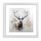 Majestic Antelope in Mist - Elegant Wildlife Wall Art Decor