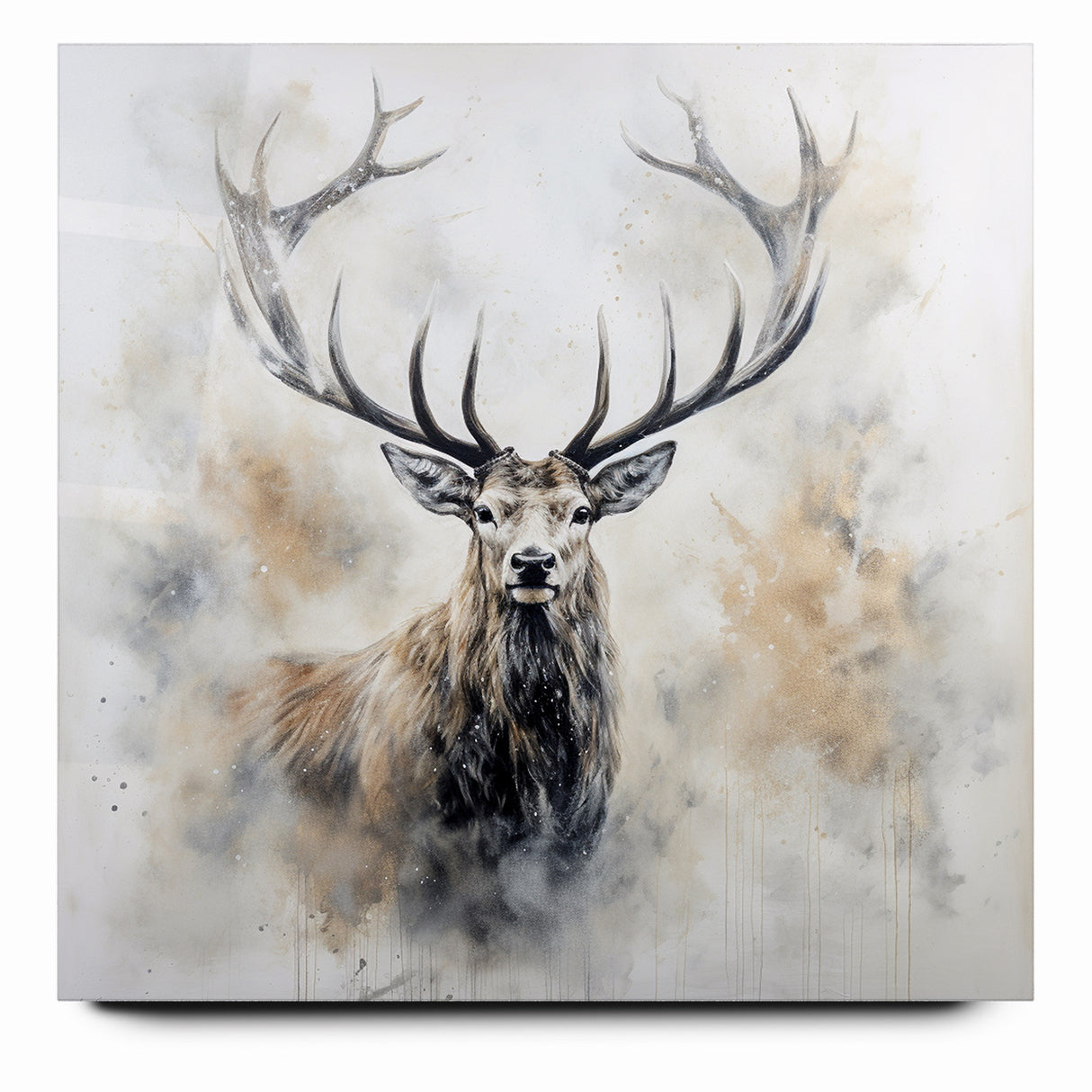 Majestic Antelope in Mist - Elegant Wildlife Wall Art Decor