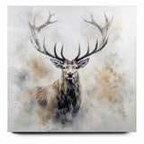 Majestic Antelope in Mist - Elegant Wildlife Wall Art Decor
