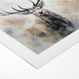 Majestic Antelope in Mist - Elegant Wildlife Wall Art Decor
