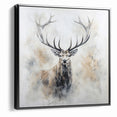 Majestic Antelope in Mist - Elegant Wildlife Wall Art Decor
