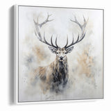 Majestic Antelope in Mist - Elegant Wildlife Wall Art Decor