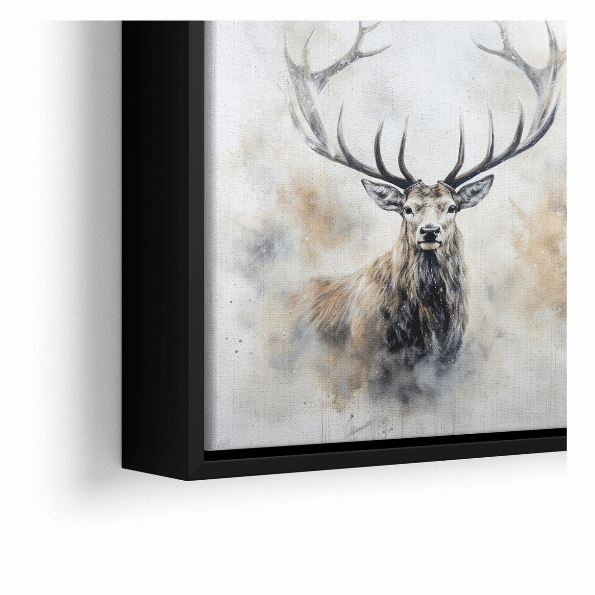 Majestic Antelope in Mist - Elegant Wildlife Wall Art Decor