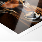 Striking Antelope Close-Up Portrait - Bold Wildlife Wall Art Decor