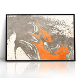 Contemporary Abstract Brush Strokes and Lines Art Canvas