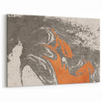 Contemporary Abstract Brush Strokes and Lines Art Canvas