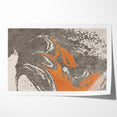 Contemporary Abstract Brush Strokes and Lines Art Canvas