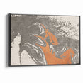 Contemporary Abstract Brush Strokes and Lines Art Canvas