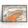 Dynamic Abstract Strokes and Lines Canvas Art
