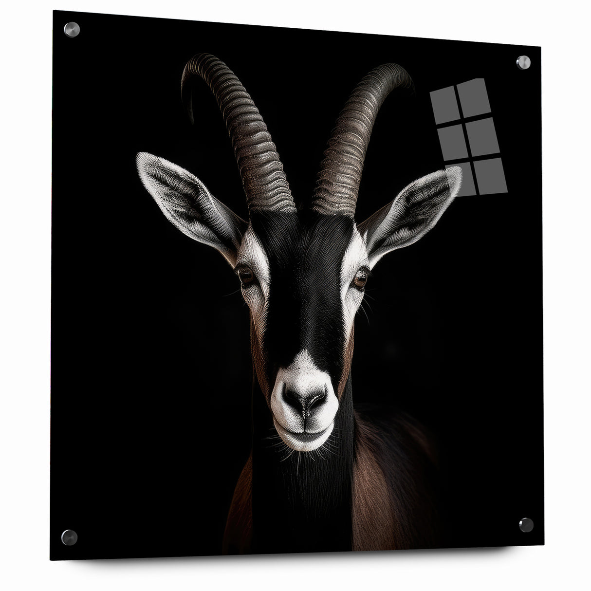 Elegant Black Antelope Wildlife Art – Captivating Antelope Canvas Prints