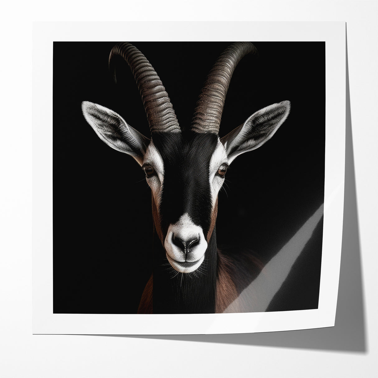 Elegant Black Antelope Wildlife Art – Captivating Antelope Canvas Prints