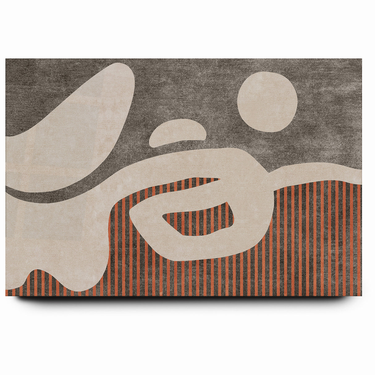 Abstract Shapes and Stripes Minimalist Canvas Art