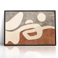 Abstract Shapes and Stripes Minimalist Canvas Art
