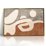 Abstract Shapes and Stripes Minimalist Canvas Art